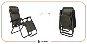 Záhradné lehátko SPRINGOS GC0001
