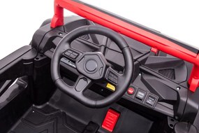 LEAN CARS YSA036 Červené auto na batérie 4x4