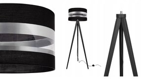 Stojacia lampa Intense Chrome, 1x textilné tienidlo (výber zo 6 farieb), (výber z 5 farieb konštrukcie), (fi 35cm)