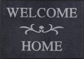 Welcome home- tmavosivá rohožka 50x75 cm