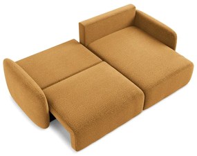 Oranžová rozkladacia/s úložným priestorom rohová pohovka (pravý roh) Kalena – Makamii