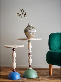 Okrúhly odkladací stolík z jedlového dreva ø 40 cm Mannelli – Bloomingville