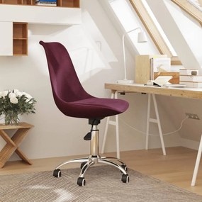 Otočná kancelárska stolička fialová látková 338354
