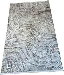 HU Sivo-modrý moderný koberec Luxess 31331-Blue Rozmer: 80x150 cm