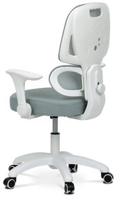 Detská pracovná stolička NANDU — sieť / látka, mentolová