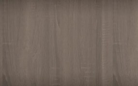 Vysoká vitrína Linate, biely lesk/dub, ľavé dvere