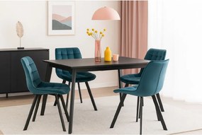 Noela Zamatová jedálenská stolička BELLA tyrkysová