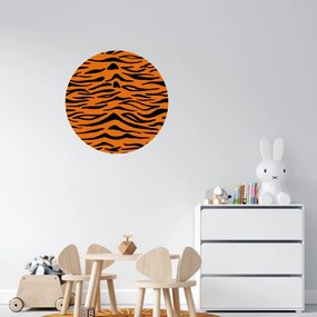 PIPPER. Tigrí vzor - textilná nálepka na stenu Veľkosť: 60 cm
