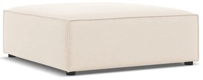 Béžová zamatová podnožka Jodie – Micadoni Home