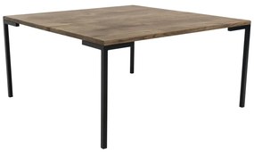 Dizajnový konferenčný stolík Willie 90 cm dymový dub