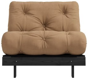 Hnedé kreslo Roots Black Night – Karup Design