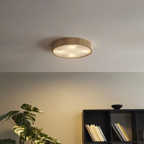 Japandi stropné svietidlo drevo 50cm 4-svetlá - Lyra