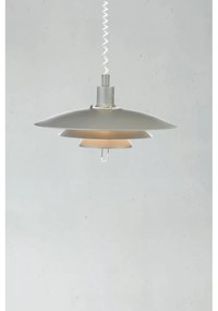 Sivé závesné svietidlo Markslöjd Kikrenes, ø 48 cm