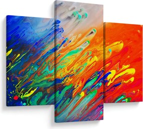 Obraz - Farebná abstrakcia (90x60 cm)