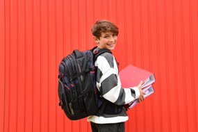 Školský batoh coocazoo PORTER, Lava Lines, certifikát AGR