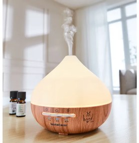 Silvercrest®  Aróma difuzér Sadh A1 (vzhľad dreva s priehľadným vekom)  (100349241)