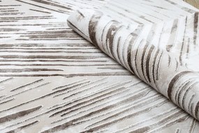 Koberec AKRYL VALS 0W1733 C56 46 abstrakcia 3D slonia kosť / béžový