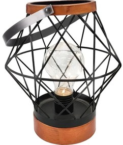 Solight WO3105 - LED Dekoračná stolná lampa LED/3xAA čierna/meď