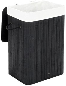 Kôš na bielizeň Donna Black 60x40x30 cm