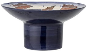 Bloomingville Keramická misa na nôžke Myrna Dark Blue