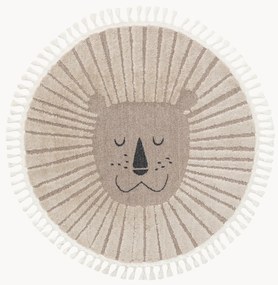 Okrúhly detský koberec so strapcami Momo