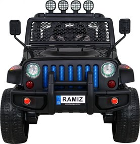 Ramiz Terénne auto Raptor Drifter Flames + diaľkové ovládanie + pohon 4x4 + úložný priestor + pomalý štart + MP3 LED