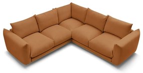 Oranžová rohová pohovka Ernest – Bobochic Paris