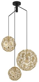 Eglo 39758 - Luster na lanku SKOURA 3xE27/60W/230V