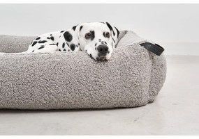 Sivý pelech pre psa z materiálu buklé 71x91 cm Senso Pebble M – MiaCara