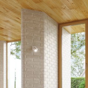 Bodové svietidlo Oculare, 1x biele kovové tienidlo, (možnosť polohovania)