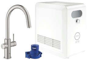 Grohe GROHE Blue Professional - Štartovacia sada s výpusťou v tvare J, supersteel 31325DC2