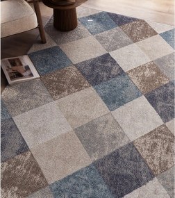 Modrý/béžový koberec 160x235 cm Terrain – Hanse Home