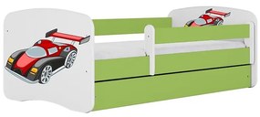 Detská Posteľ. Babydreams+Sz+M Zelená 80x160 Auto
