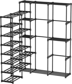 Otvorená šatníková skriňa Keeper 6.0 čierna