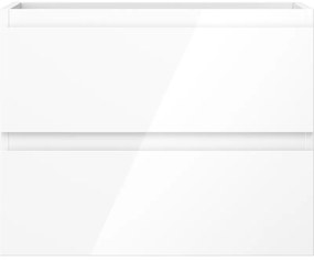 Mexen Orio, kúpeľňová skrinka 60 cm, 2 zásuvky, biela lesklá, 91A10-06047-2-BFF00