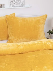 Predĺžené obliečky mikroplyš Exclusive – Laura horčicová 02
