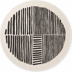 Koberec Ted Baker Haringey Bounds čierny / biely kruh