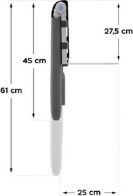 Bezpečnostná zábrana na posteľ Cover 30 sivá 200 cm