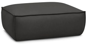 Čierna podnožka z imitácie kože Boheme – Bobochic Paris