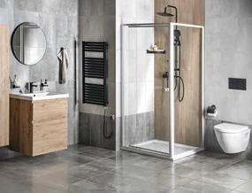 Aqualine Aqualine, AMICO sprchové dvere výklopné 820-1000x1850mm, číre sklo, G80