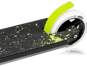 Lionelo - Detská kolobežka WHIZZ čierna/biela/žltá