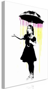 Obraz - Dievča s dáždnikom 80x120