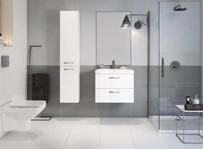 Cersanit - SET skrinka + umývadlo, biely lesk, LARA COMO 50, S801-146-DSM