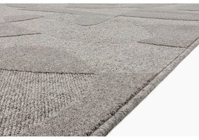 Sivý vlnený koberec 200x300 cm Morphic Botanica – Agnella