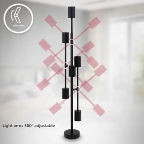 B.K. Licht 1344 - Luster na tyči 6xE27/60W/230V