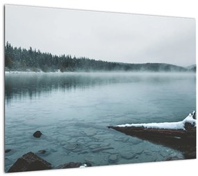 Obraz - ľadové severské jazero (70x50 cm)