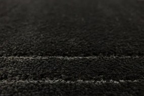 Kúpeľňový koberček Sego čierny, mozaika