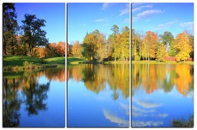 Obraz na plátne - Jesenný park 1175B (135x90 cm)