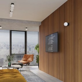 Čierno-biele nástenné svietidlo Blaze – Sollux