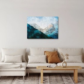 Obraz - Kresba hôr (70x50 cm)